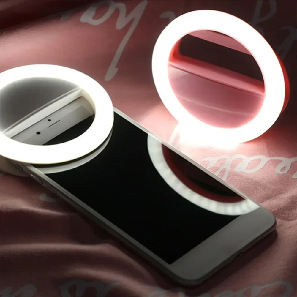 Photography Lighting Studio - LED Selfie Ring Light Mobile Phone
