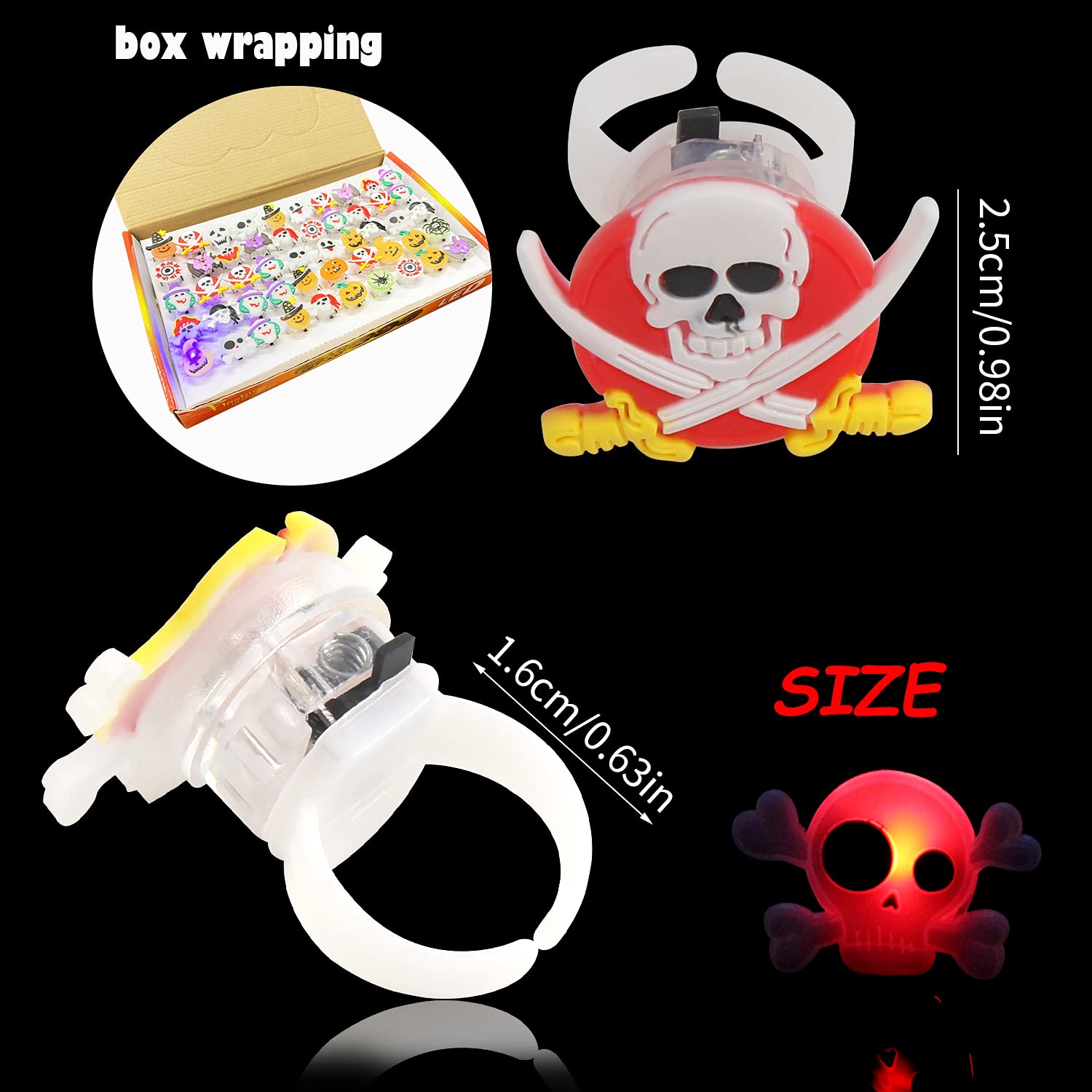 Halloween Light Up Rings for K - Led Ring Light 18 avis et prix
