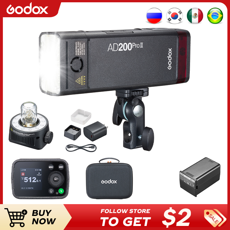 Godox AD200ProII  TTL 2.4G Wir - Photography Lighting Wireless avis et prix