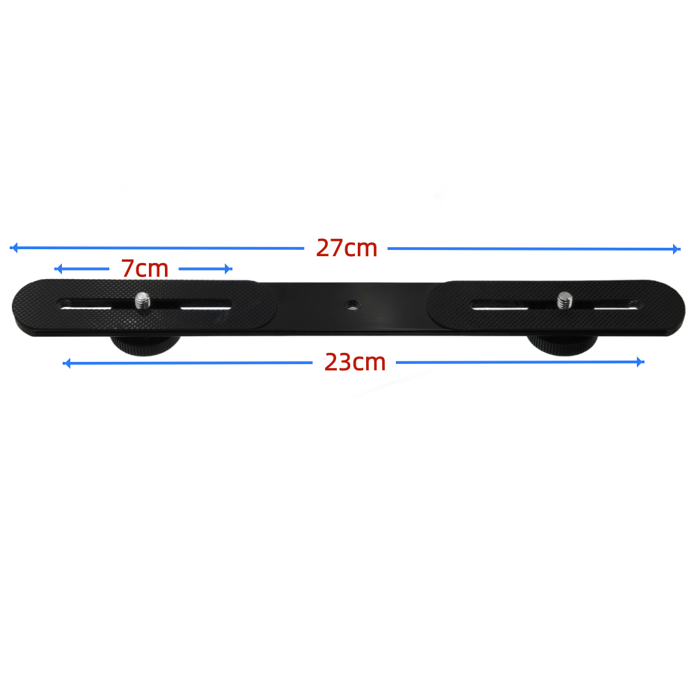 1/4'' Dual Flash Bracket Mount - Photography Video Lighting Kit With Adjustable Tripod Stand avis et prix