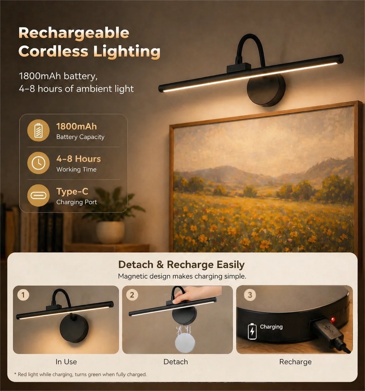 LED Wireless Picture Light wit - Photography Lighting Wireless avis et prix