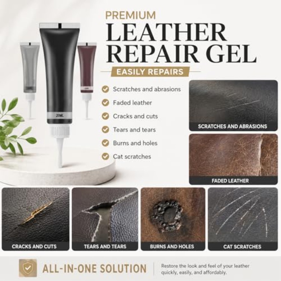 Advanced Leather Repair Gel, 2 - Coloured Gel Set avis et prix