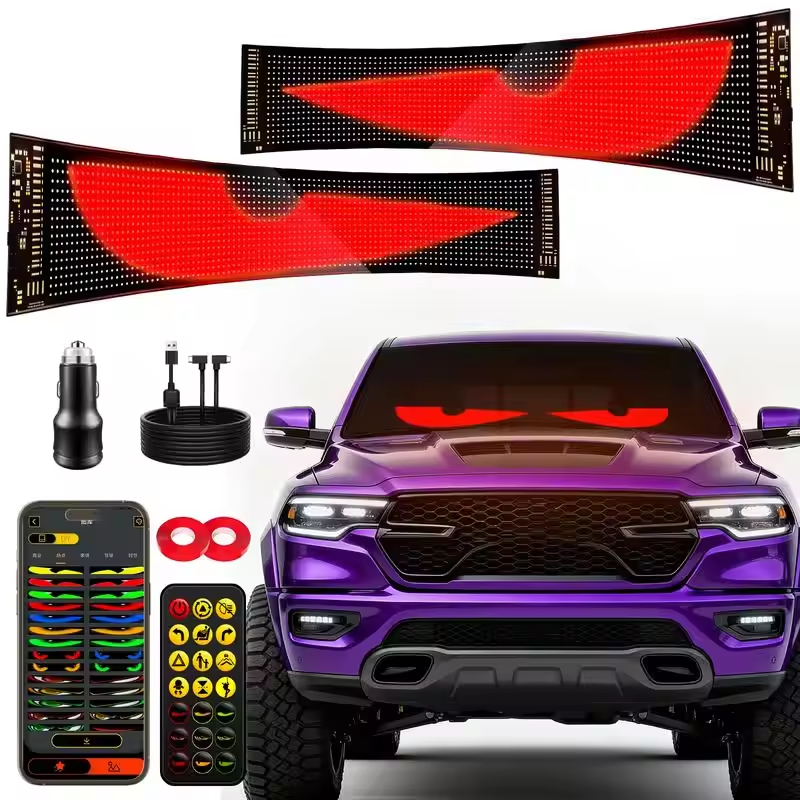 LED Car Windshield Truck Eye R - Video Light Panel Led avis et prix