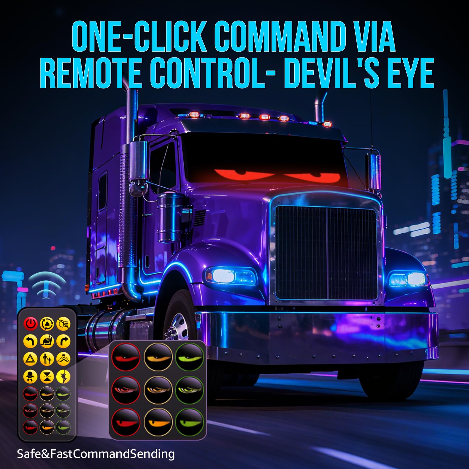 LED Car Windshield Truck Eye R - Video Light Panel Led avis et prix