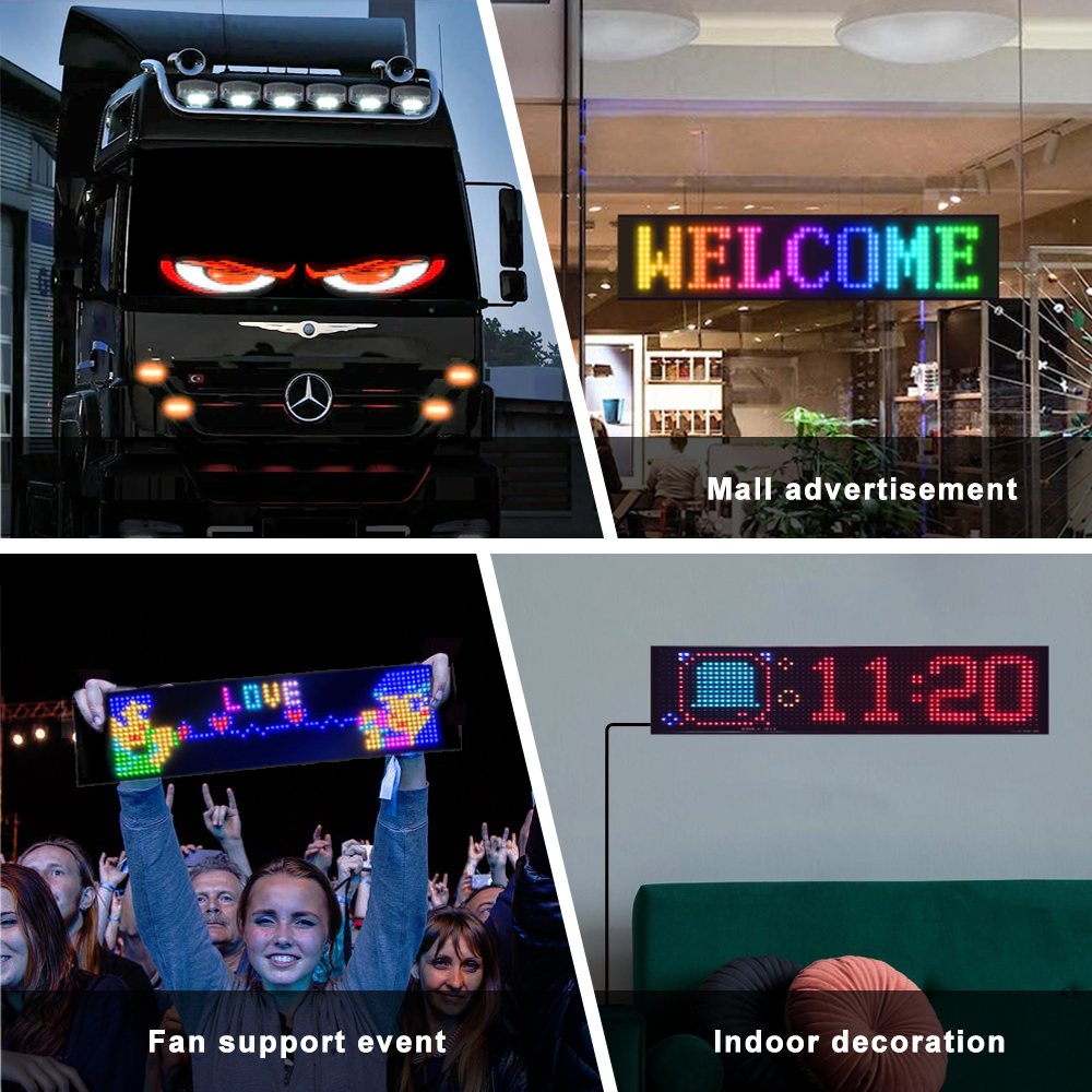 LED Car Windshield Truck Eye R - Video Light Panel Led avis et prix