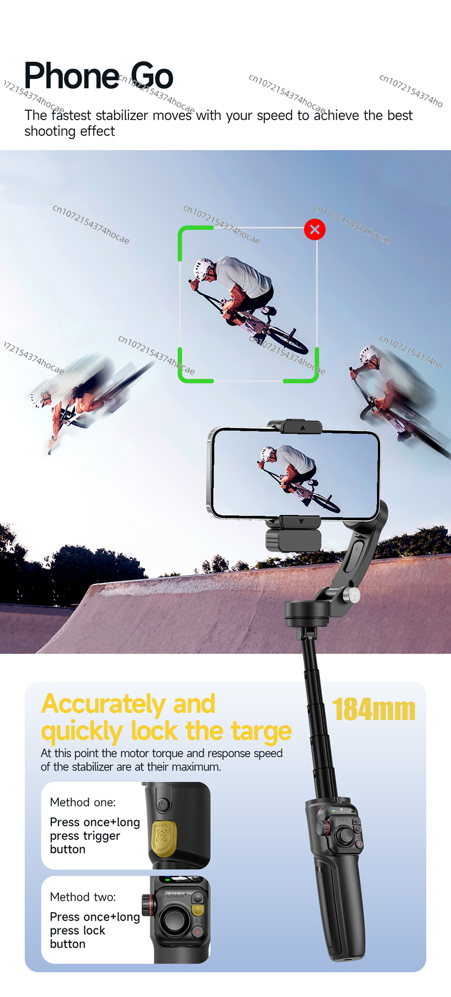 M06 AI three-axis stabilizer f - Photography Lighting Ai avis et prix