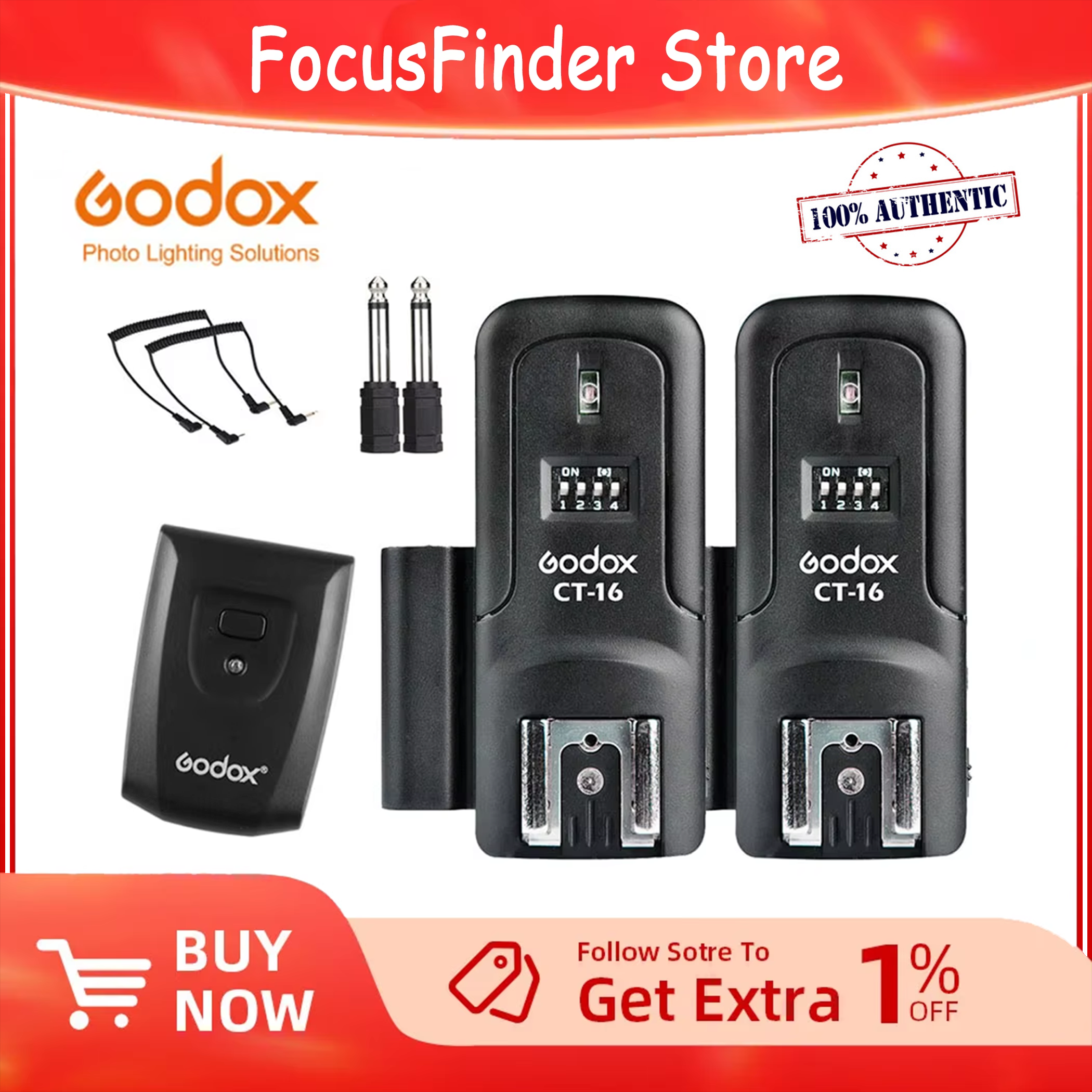 Godox CT-16 Flash Trigger 16 C - Trigger Receiver Set avis et prix