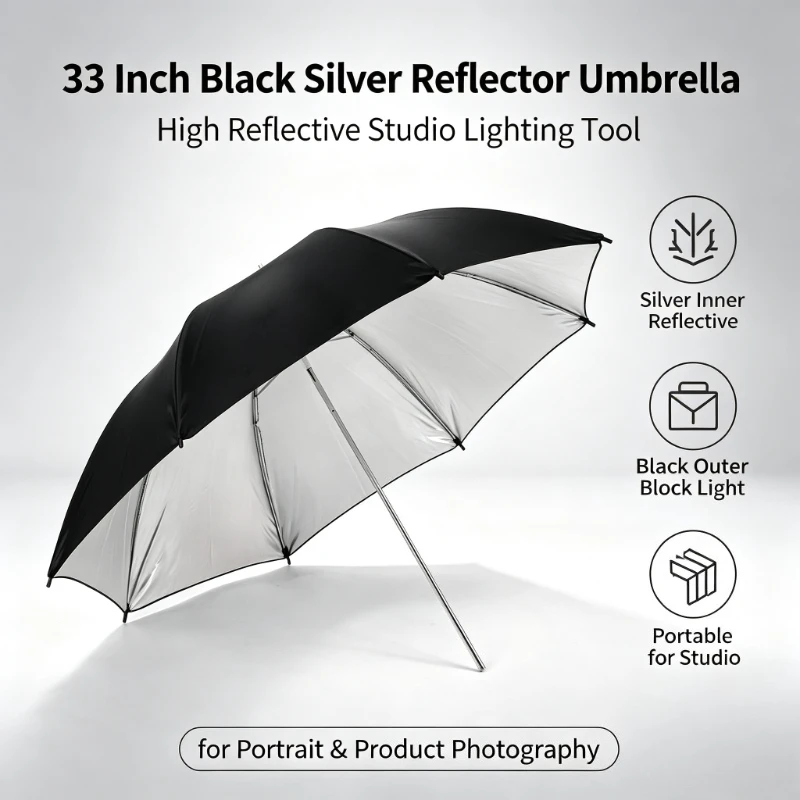 2026 Black Durable 33-inch Ref - Photography Lighting With Umbrella avis et prix