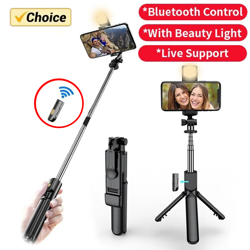 Extendable Selfie Stick Tripod - Photography Video Lighting Kit With Adjustable Tripod Stand avis et prix