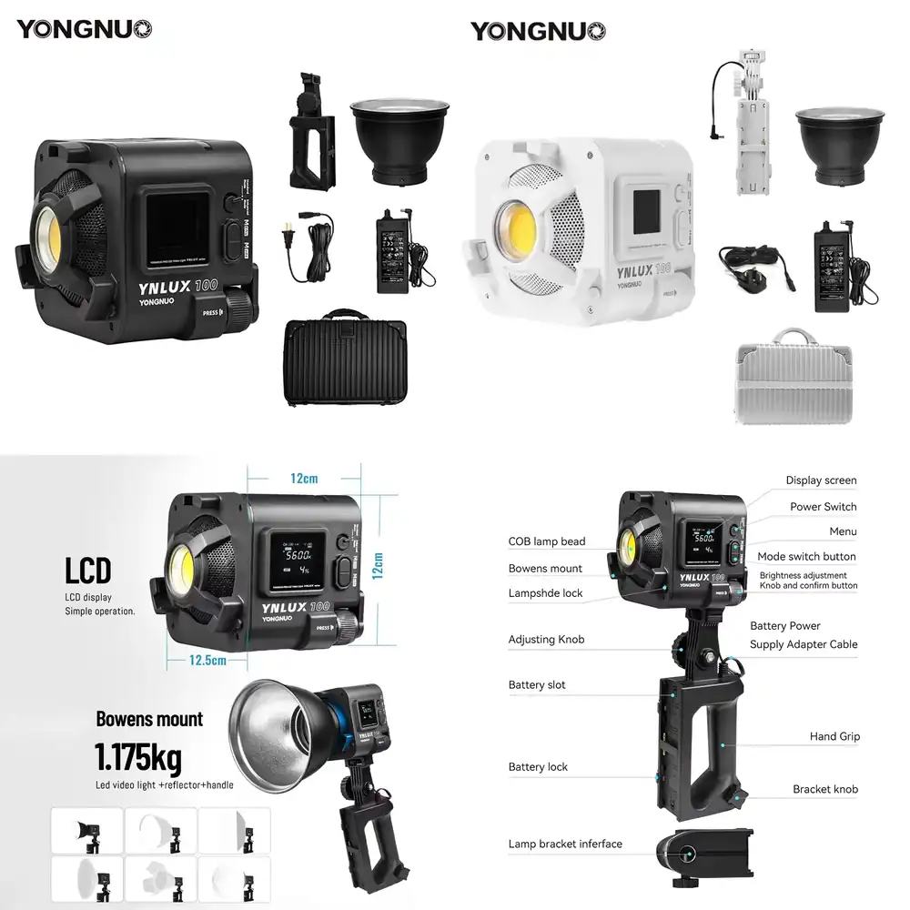 YONGNUO YNLUX100 100W 3200K-56 - Photography Lighting Studio avis et prix