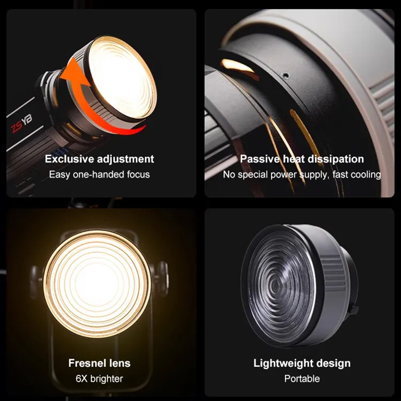 Fresnel Lens 15-55 Degree Adju - Photography Lighting Product avis et prix