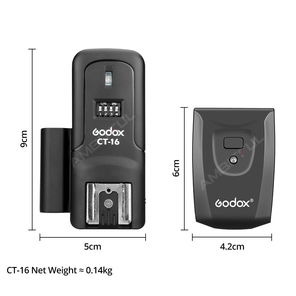 Godox CT-16 16 Channels Wirele - Trigger Receiver Set avis et prix