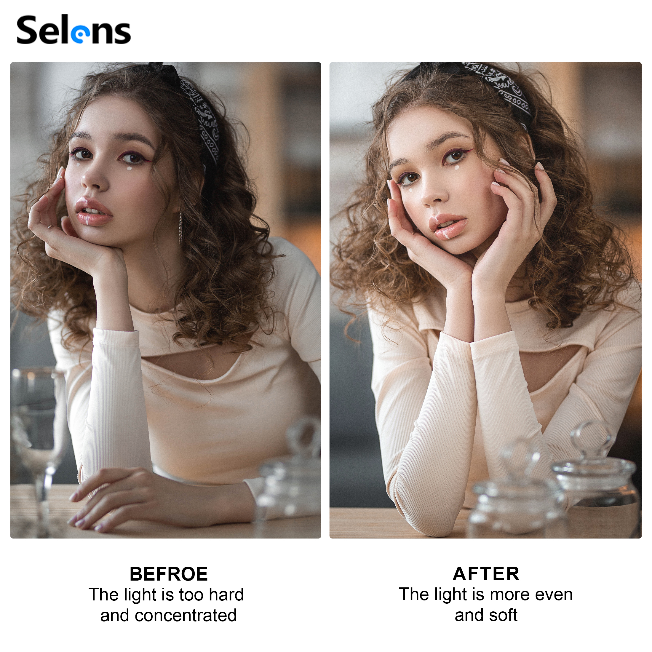 Selens White Diffuser Foldable - Video Light Panel Led avis et prix
