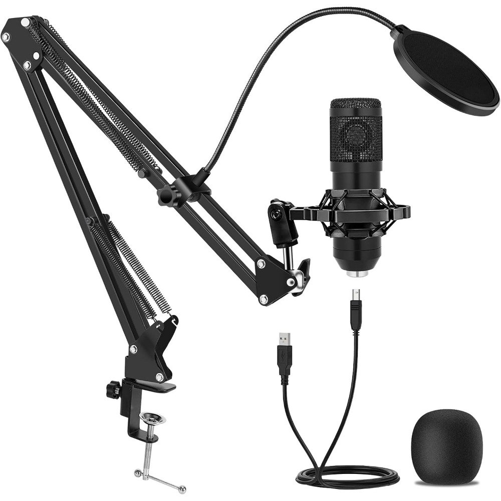 Condenser Microphone Kit with  - Boom Arm Stand avis et prix