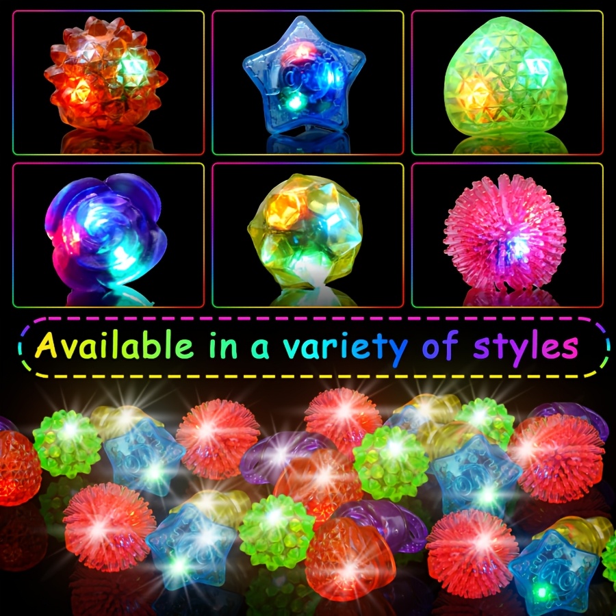 10Pcs LED Light Up Jelly Rings - Led Ring Light 18 avis et prix