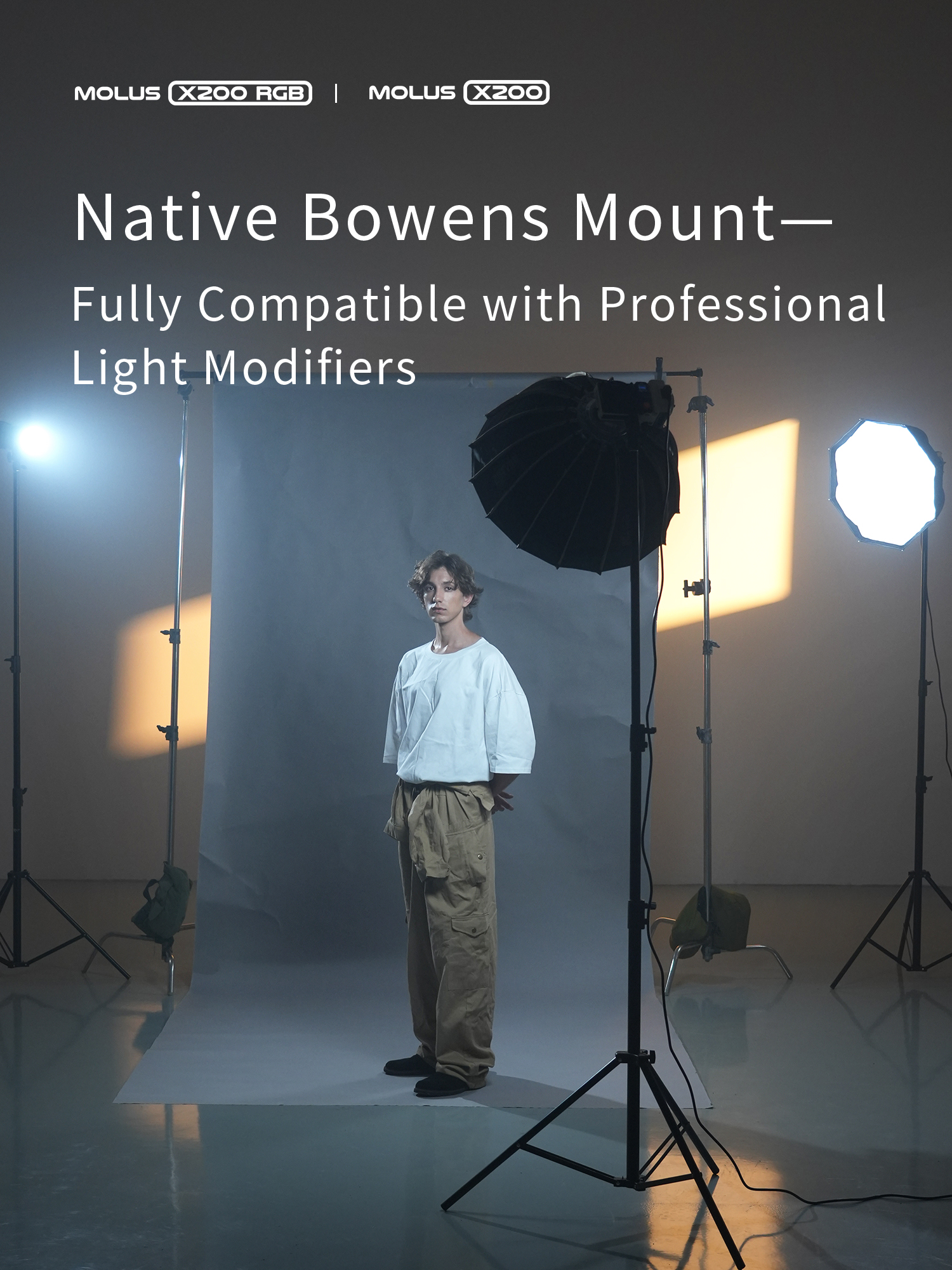 ZHIYUN MOLUS X200 X200RGB 200W - Photography Lighting Wireless avis et prix