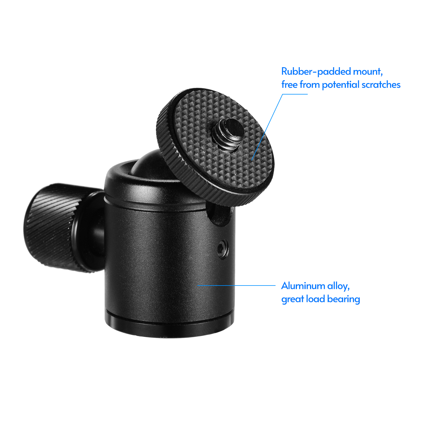 Mini Metal Tripod Head Adapter - Photography Video Lighting Kit With Adjustable Tripod Stand avis et prix