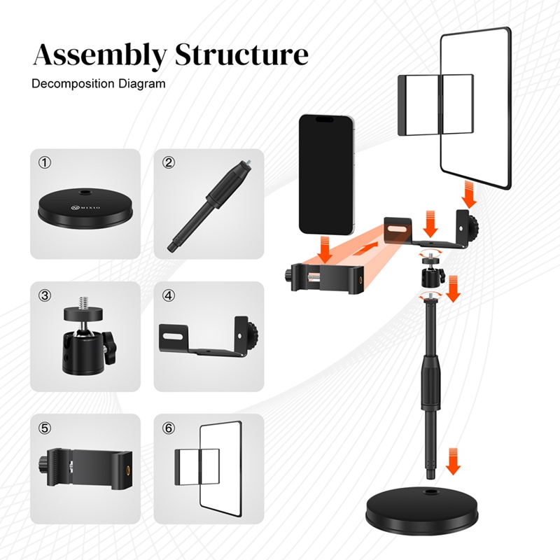 Adjustable Height Mobile Phone - Stand Lighting Photography avis et prix
