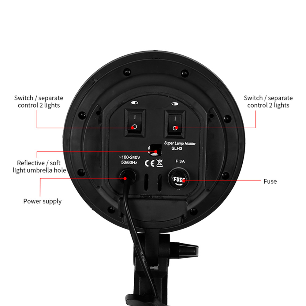 E27 Base Four Lamp Holder  Lig - Photography Using Lighting avis et prix