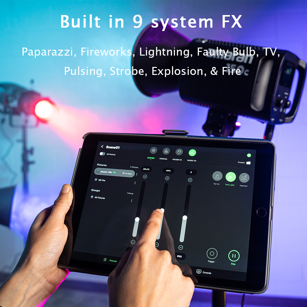 amaran 150c RGBWW LED Video li - Photography Lighting Wireless avis et prix