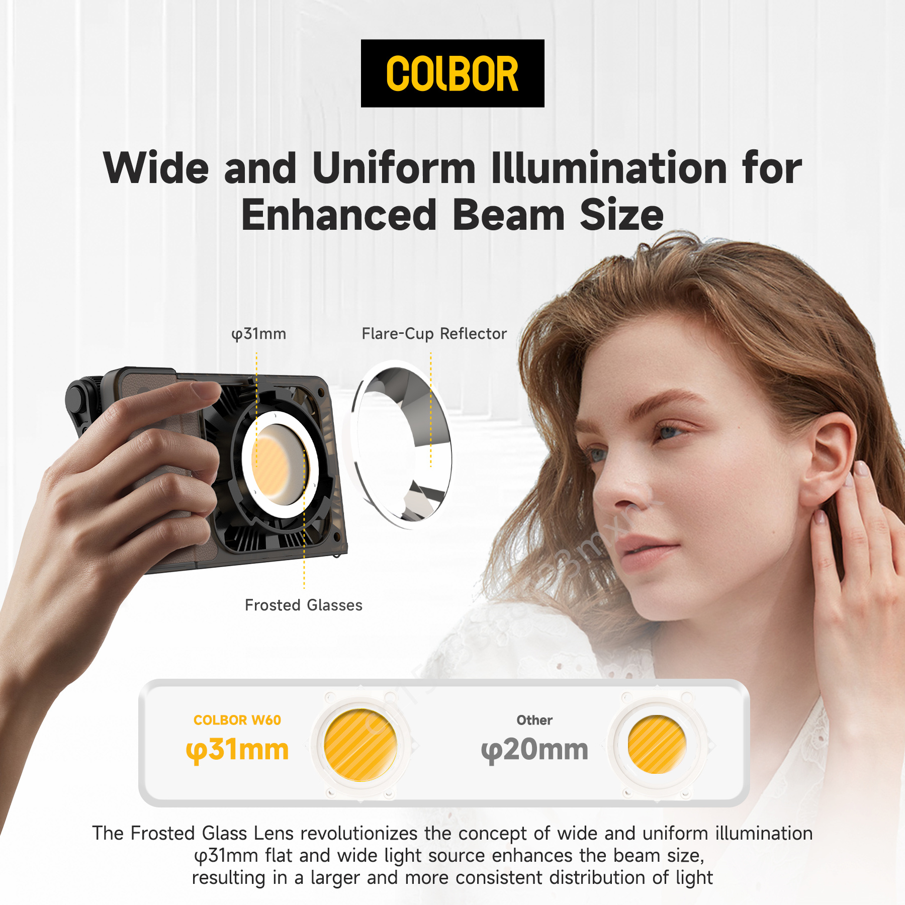 Colbor W60 W100R RGB LED Video - Photography Lighting Wireless avis et prix