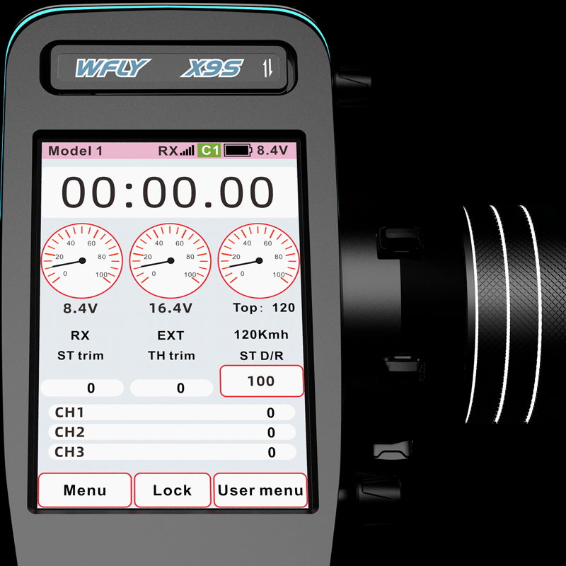 WFLY X9S RC Car Radio Transmit - Trigger Receiver Set avis et prix