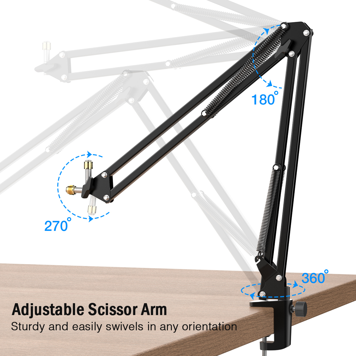 FIFINE Microphone Arm Boom,Adj - Boom Arm Stand avis et prix