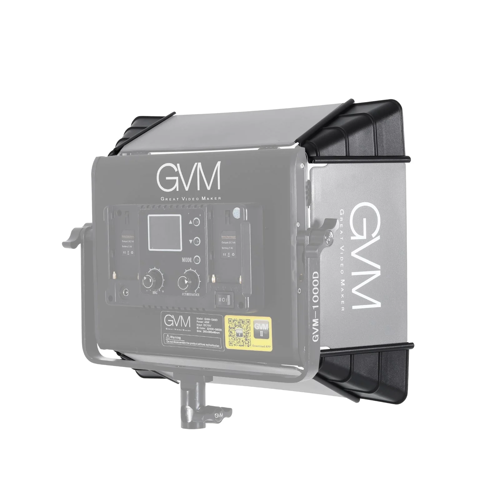 GVM Softbox Diffuser for 1000D - Video Light Panel Led avis et prix