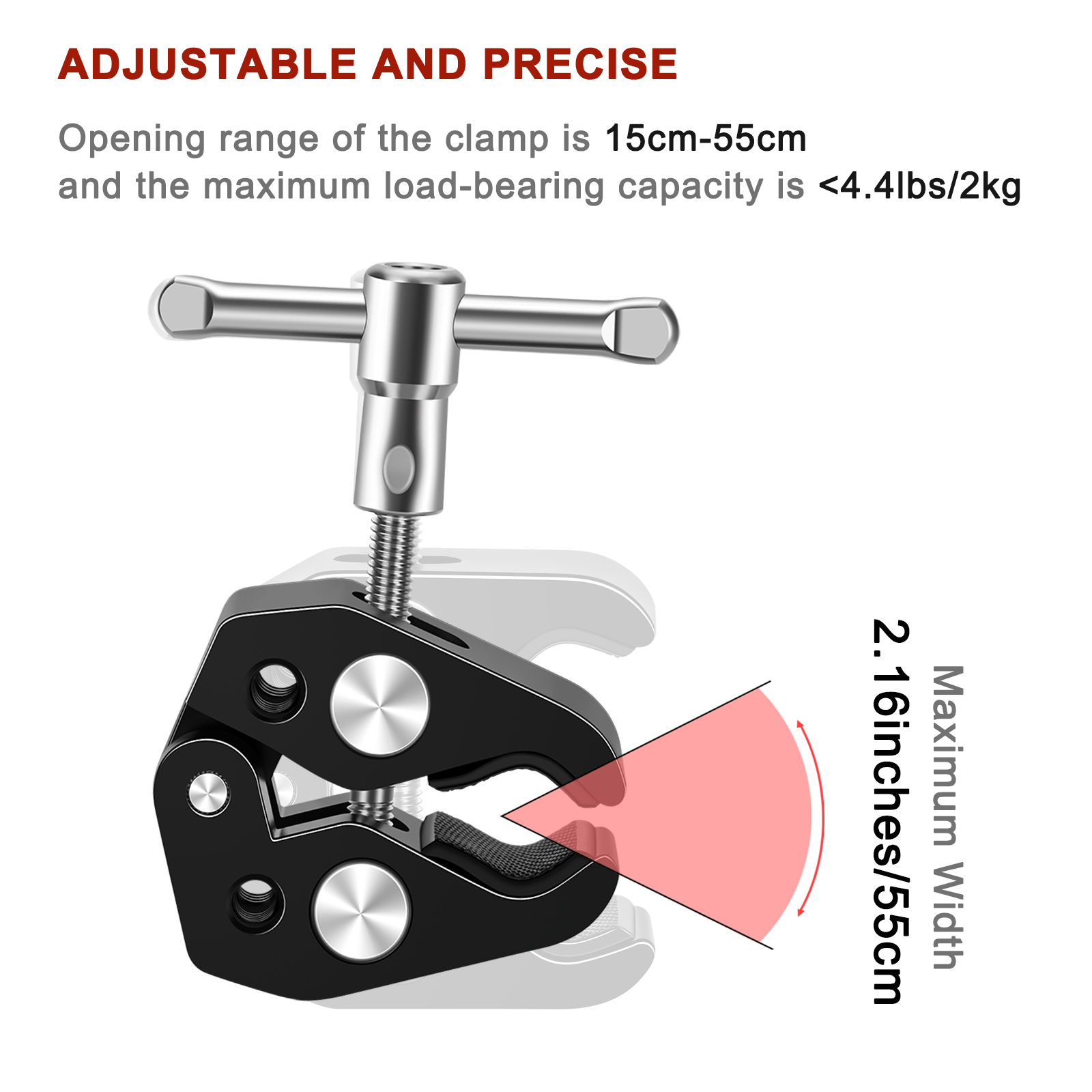 Lanxire Aluminum Crab Clip Sup - Photography Video Lighting Kit With Adjustable Tripod Stand avis et prix
