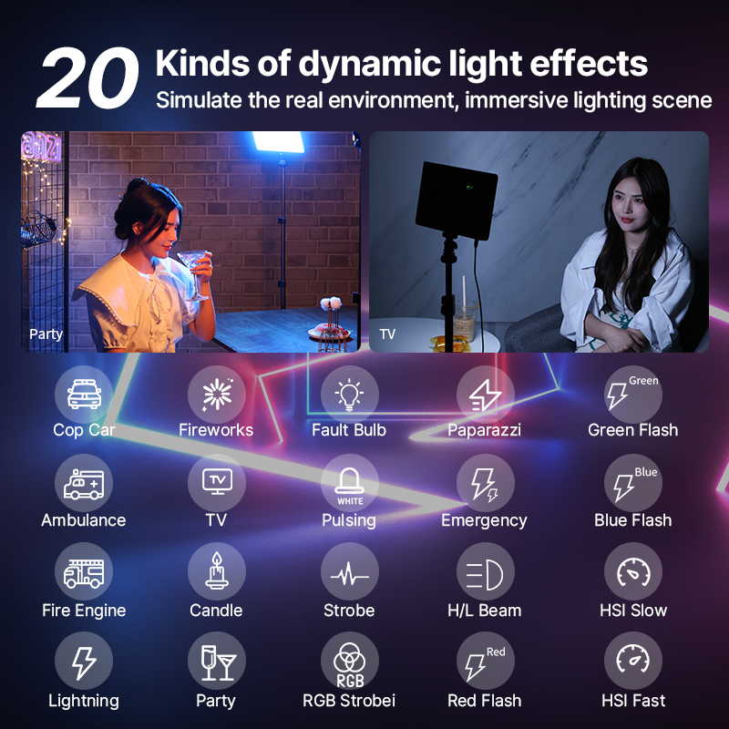 Ulanzi LT003 15W RGB Video Lig - Video Light Panel Led avis et prix
