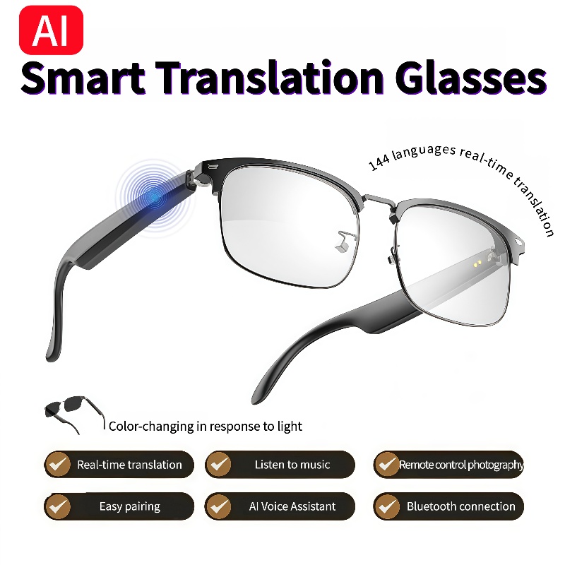 GS13 AI Smart Glasses Color-Ch - Photography Lighting Ai avis et prix