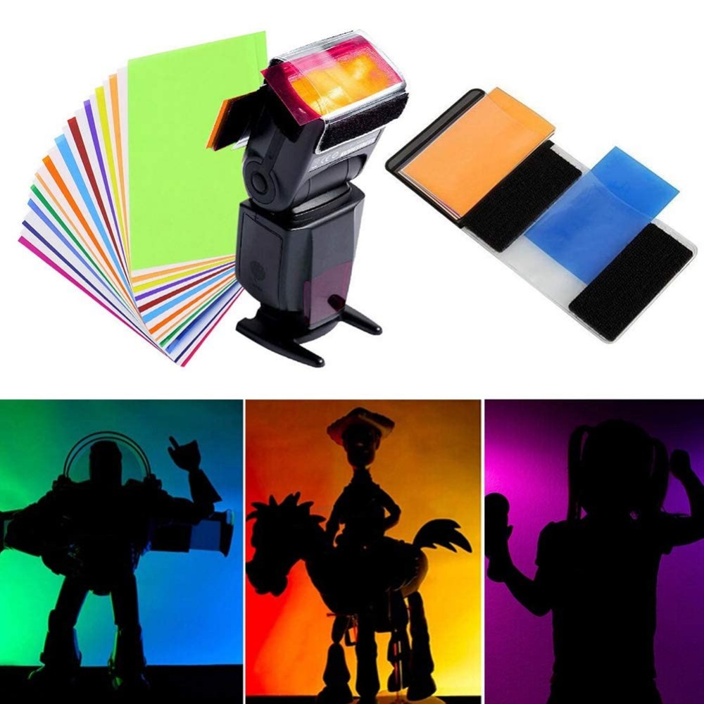 12 Colors Camera Flash Gels Li - Photography Lighting Product avis et prix
