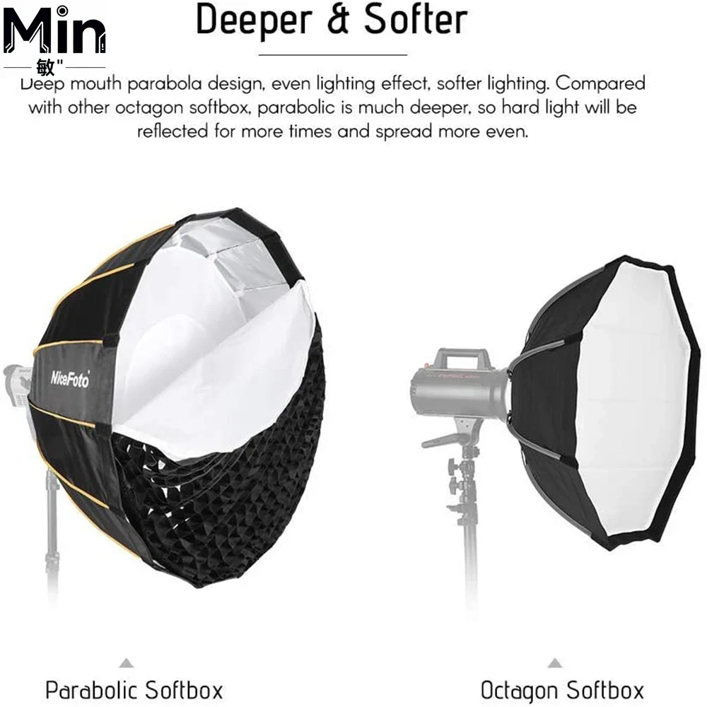 35inch 90cm Quick Set-up Foldi - Parabolic Umbrella Deep avis et prix