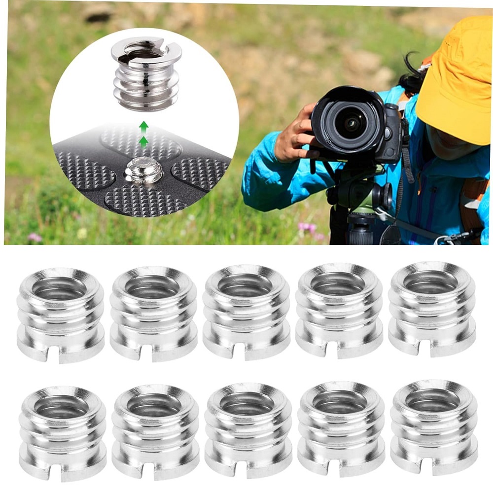 10PCS ﻿ Universal Camera Adapt - Photography Video Lighting Kit With Adjustable Tripod Stand avis et prix