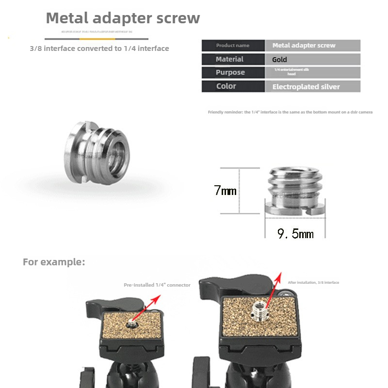10PCS ﻿ Universal Camera Adapt - Photography Video Lighting Kit With Adjustable Tripod Stand avis et prix