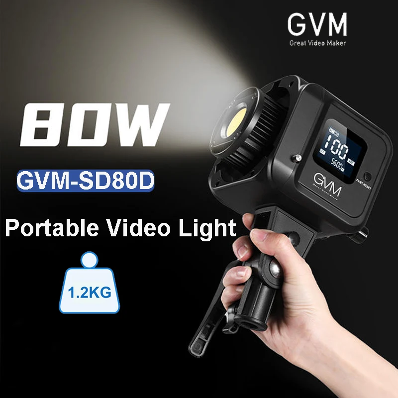 GVM SD80D 80W Bi-Color LED Vid - Photography Using Lighting avis et prix