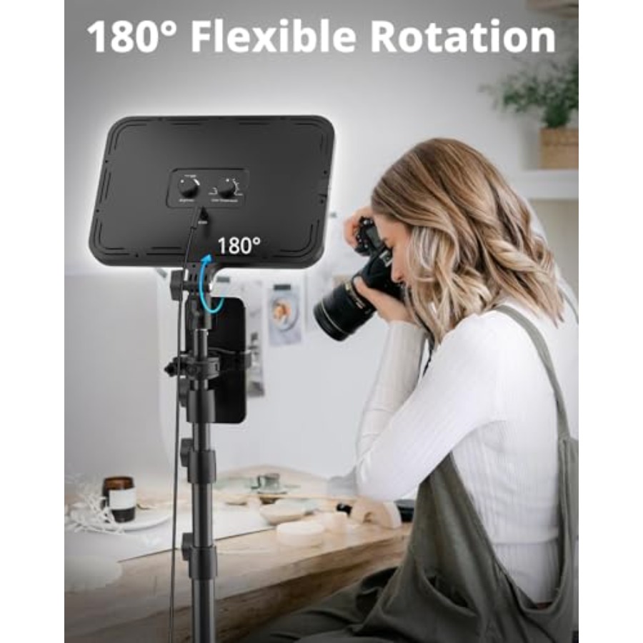 2 Pack LED Video Light Kit, Ph - Photography Lighting Studio avis et prix