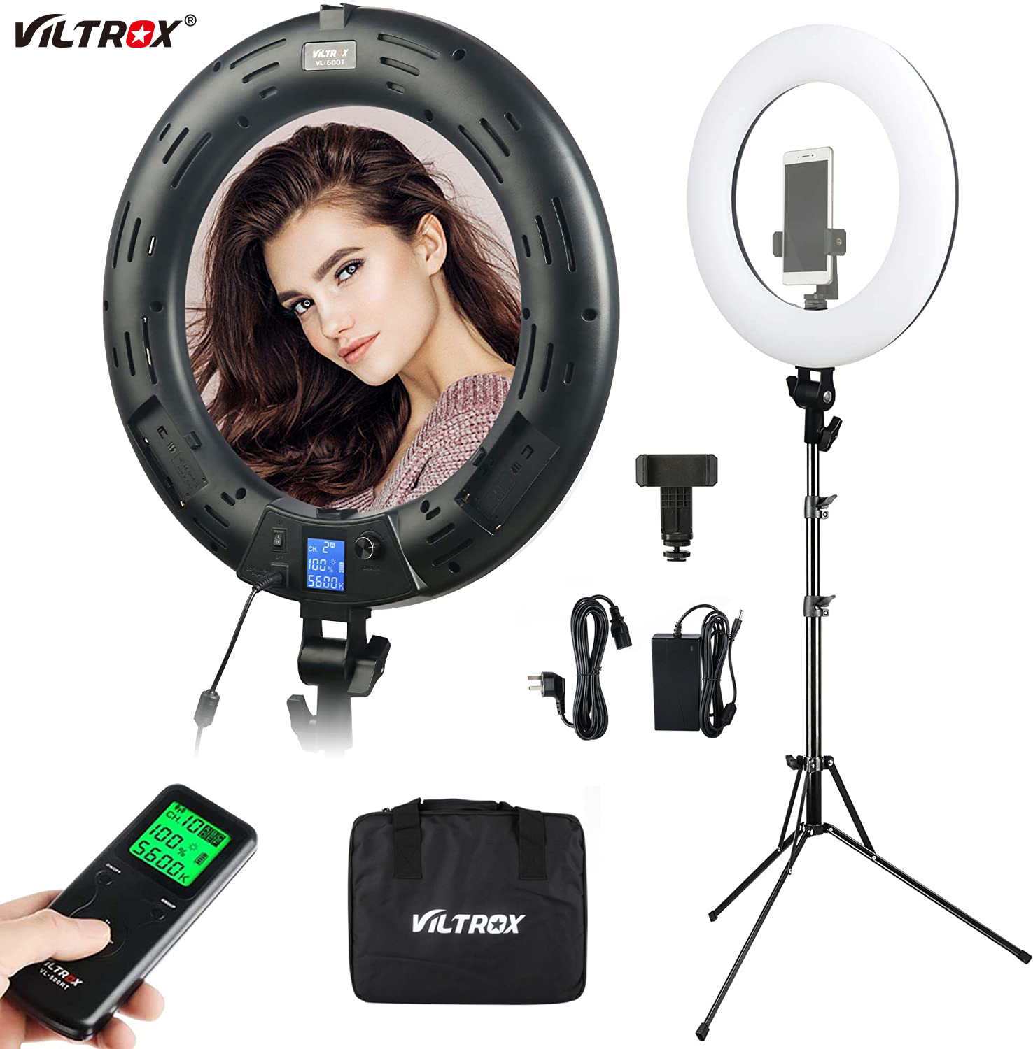 Viltrox VL-600T 45W 18 inch LE - Led Ring Light 18 avis et prix