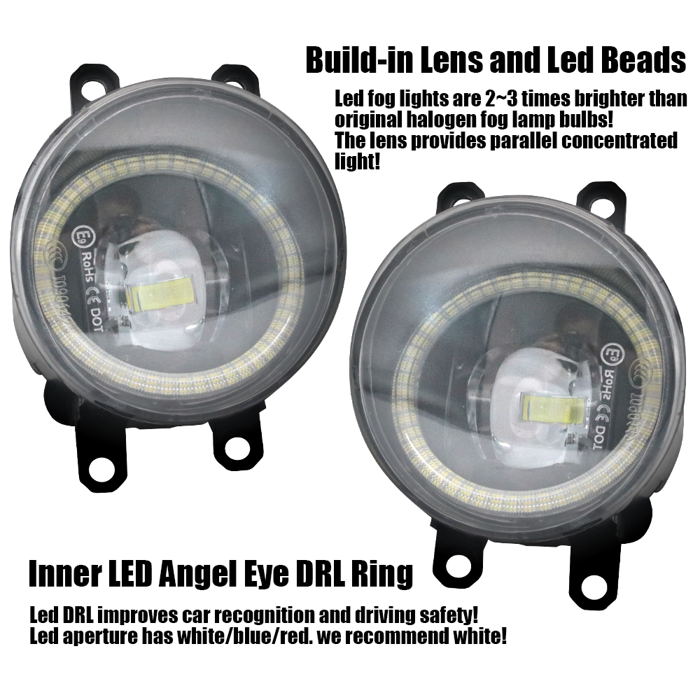 LED Fog Lamp PTF Lens for Peug - Led Ring Light 18 avis et prix