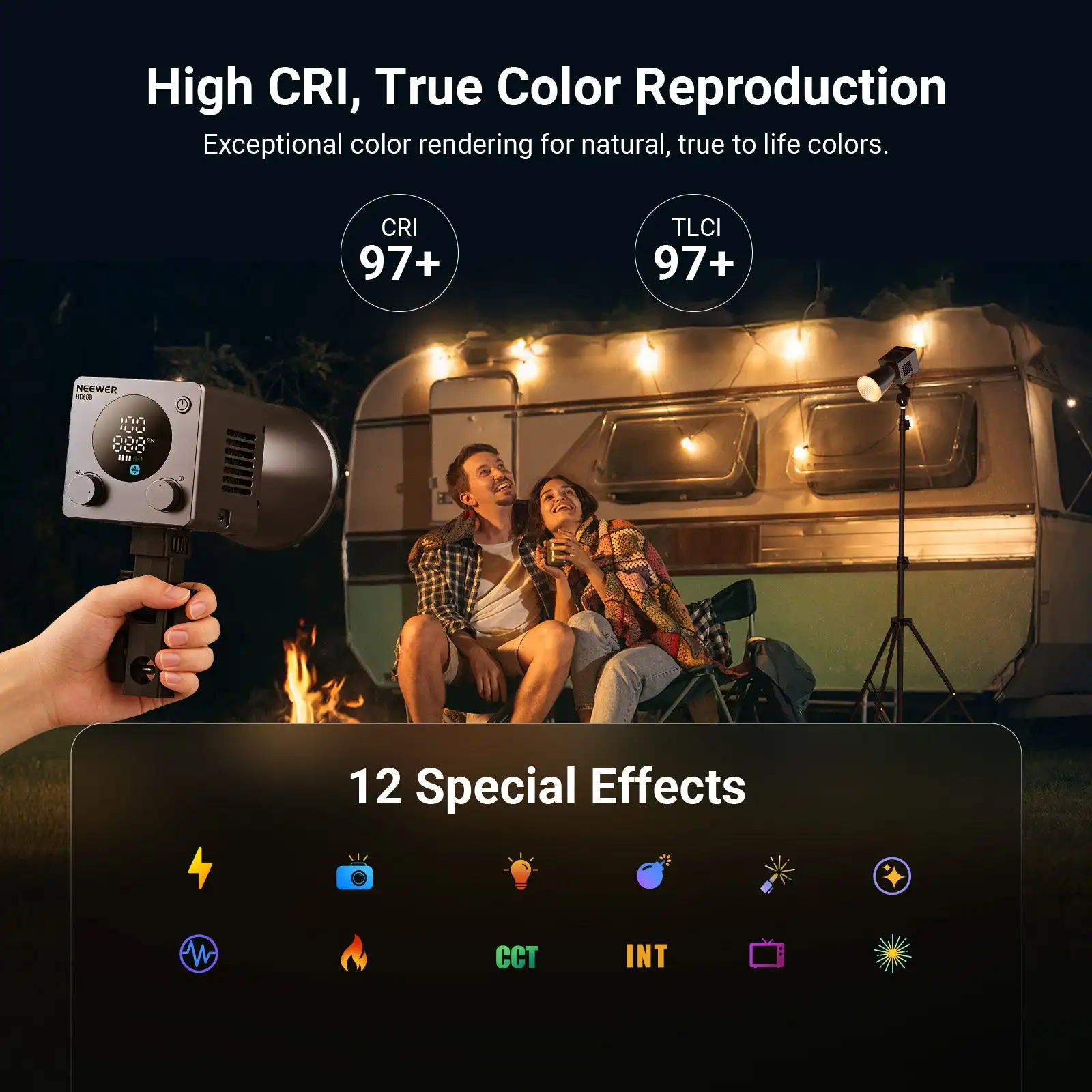 NEEWER HB60B 60W LED Video Lig - Photography Lighting Wireless avis et prix