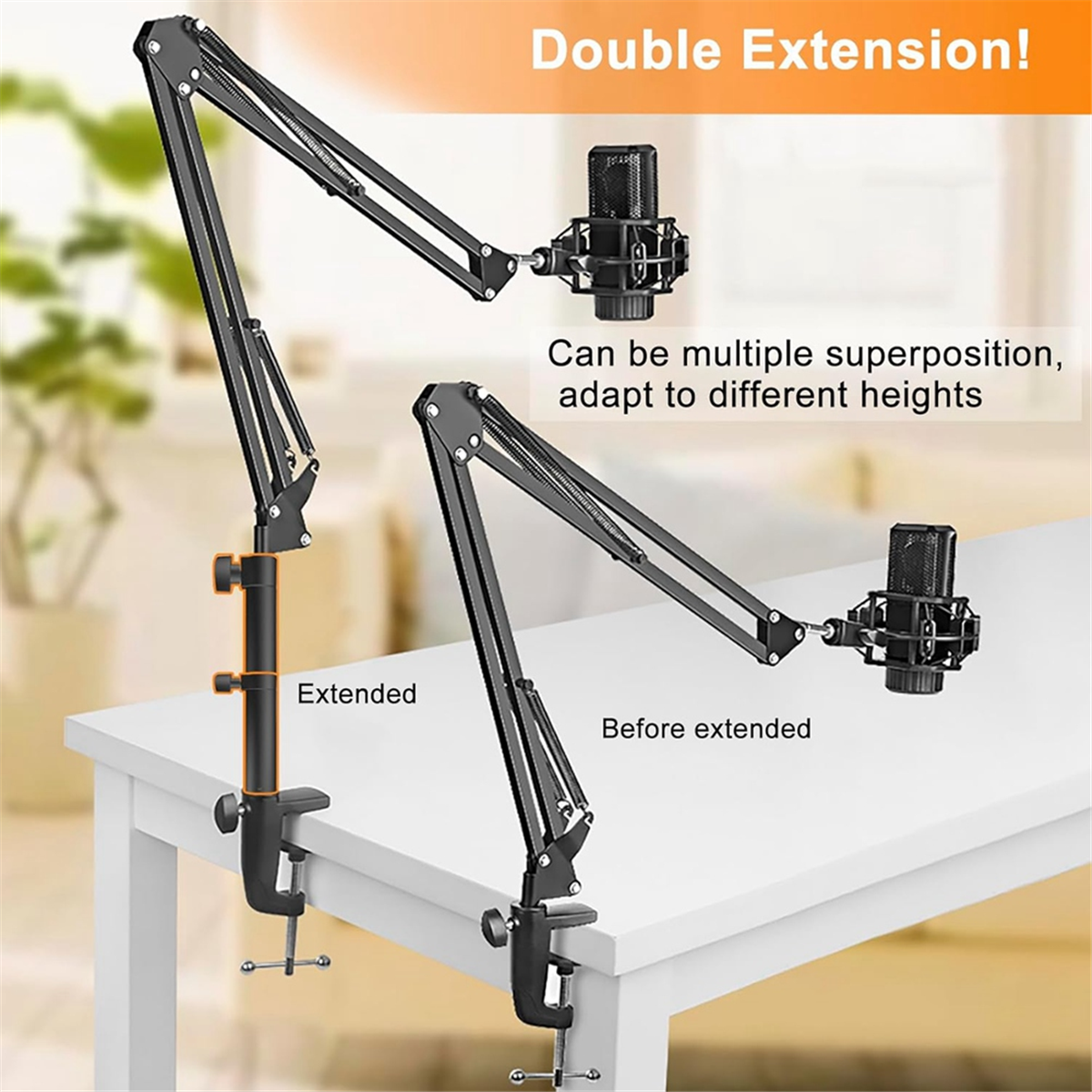 ABGQ Microphone Boom Arm Exten - Boom Arm Stand avis et prix