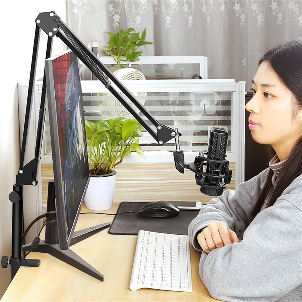 ABGQ Microphone Boom Arm Exten - Boom Arm Stand avis et prix