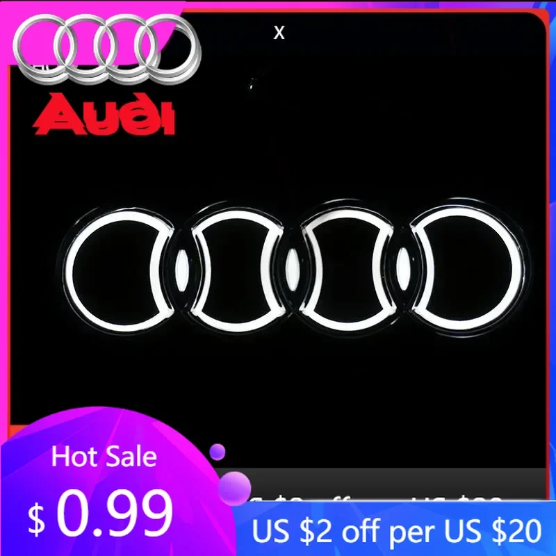 Hub Caps Hot For Audi 18*5.8CM - Led Ring Light 18 avis et prix