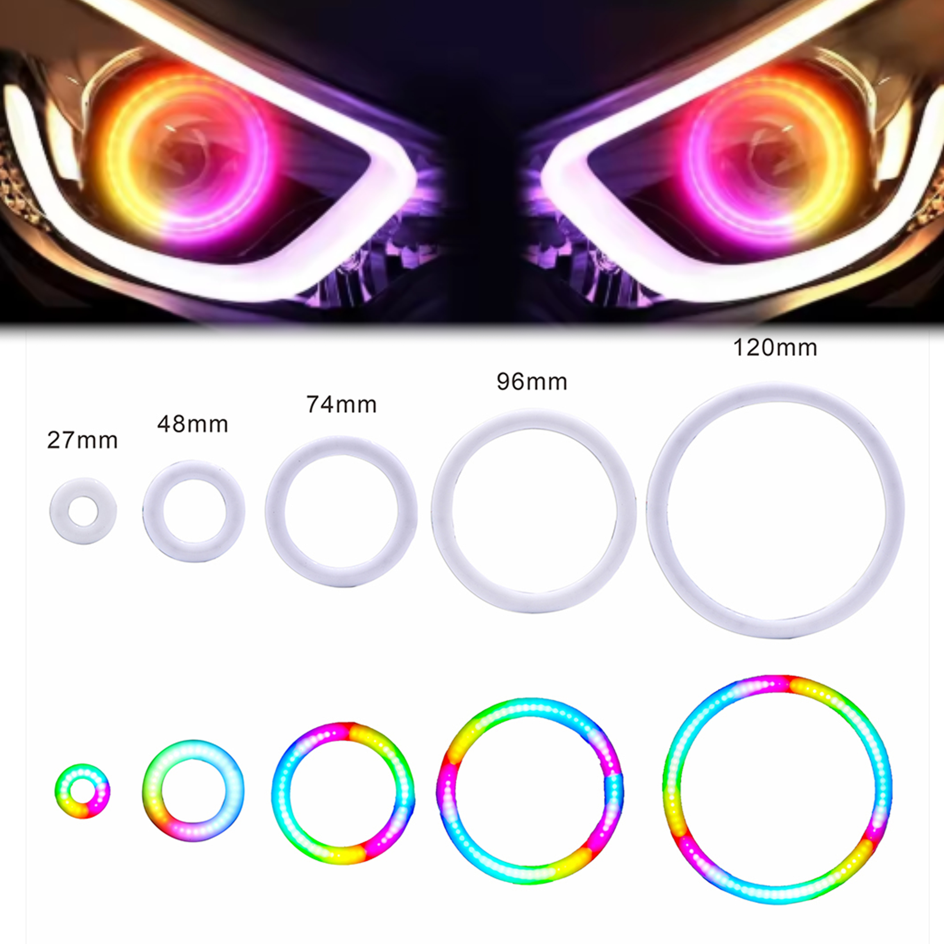 5V/12V WS2812B RGB COB RING Pi - Led Ring Light 18 avis et prix