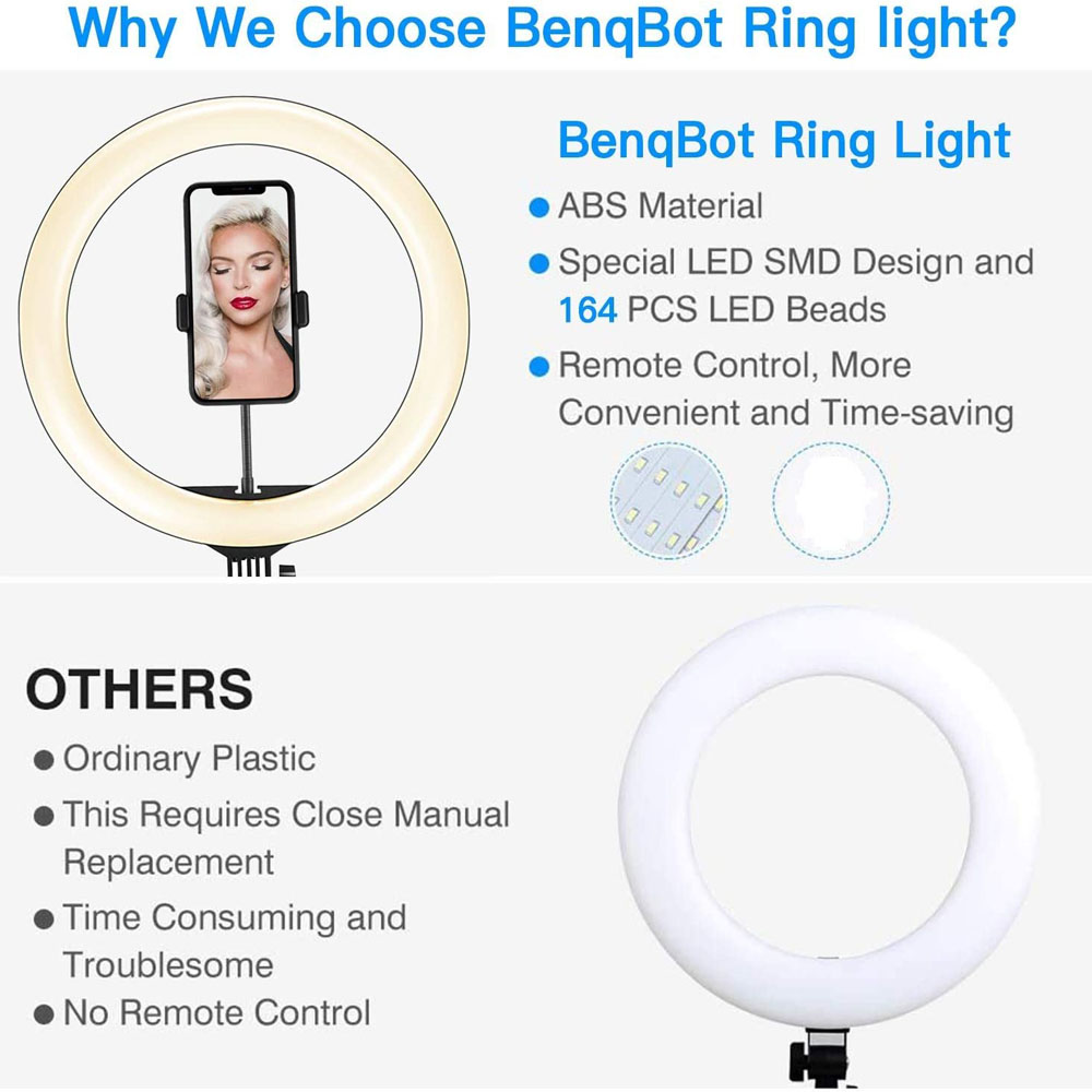 26 33CM Video Lights Dimmable  - Photography Lighting With Umbrella avis et prix