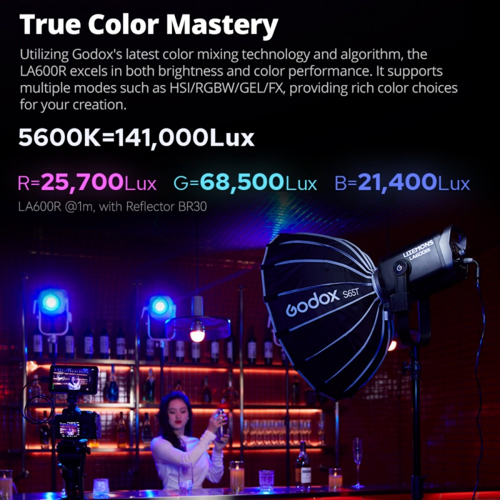 Godox LITEMONS LA600Bi LA600R  - Photography Lighting Wireless avis et prix