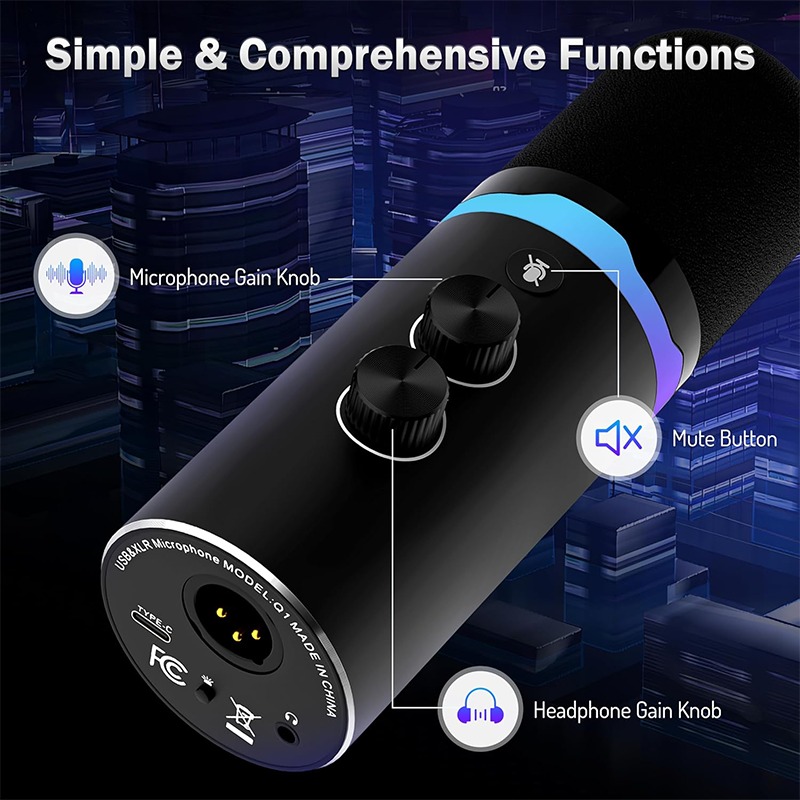 USB Gaming Microphone with Boo - Boom Arm Stand avis et prix