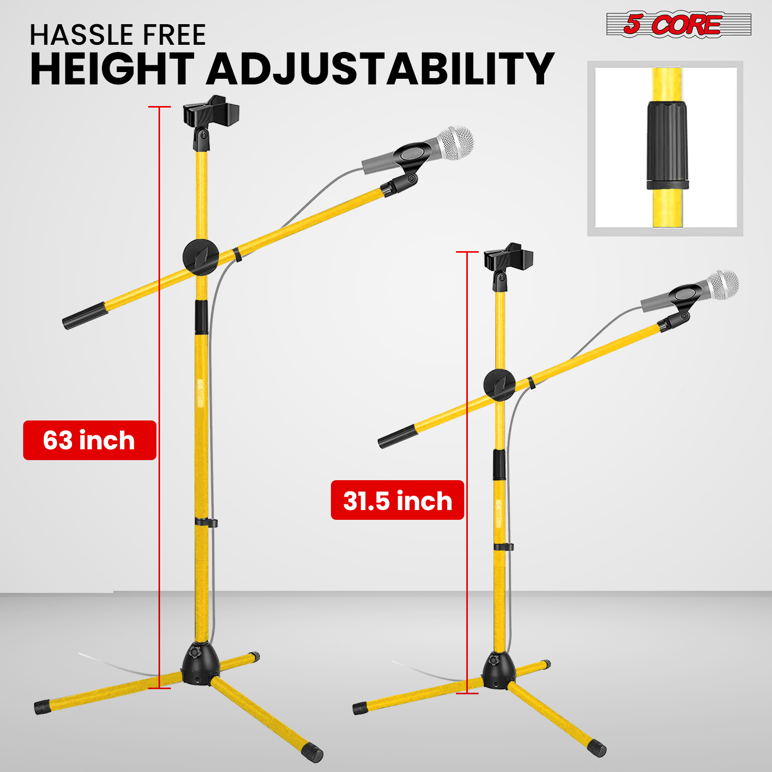 5 Core Microphone Stand Floor  - Boom Arm Stand avis et prix