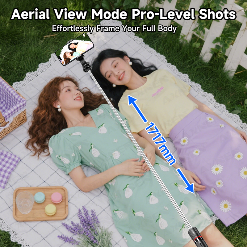 AXNEN F15 Extendable Selfie St - Photography Video Lighting Kit With Adjustable Tripod Stand avis et prix